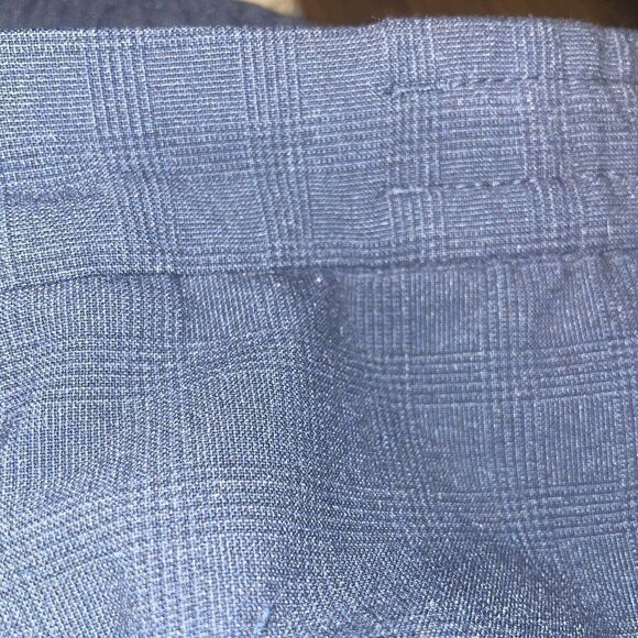 Banana Republic Mason Tapered Pants Athletic Men’s 32 Houndstooth 493989‎ Blue - Picture 7 of 7